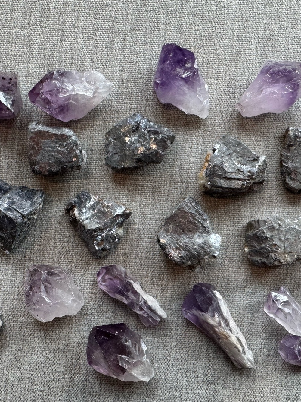 Amethyst Points and Galena